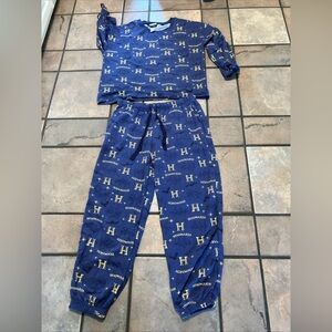 HP Navy and Gold Kids Pajama Set